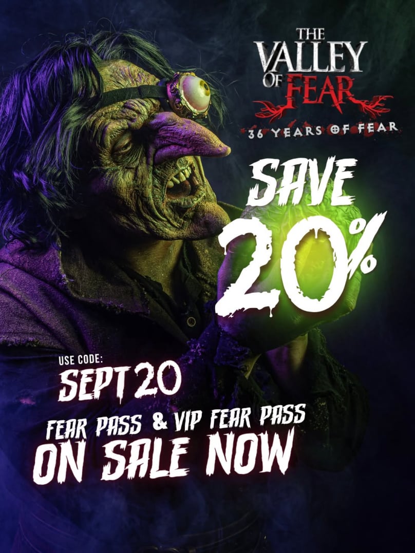 35% Off Fear Pass