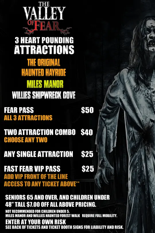 Valley of Fear Tickets