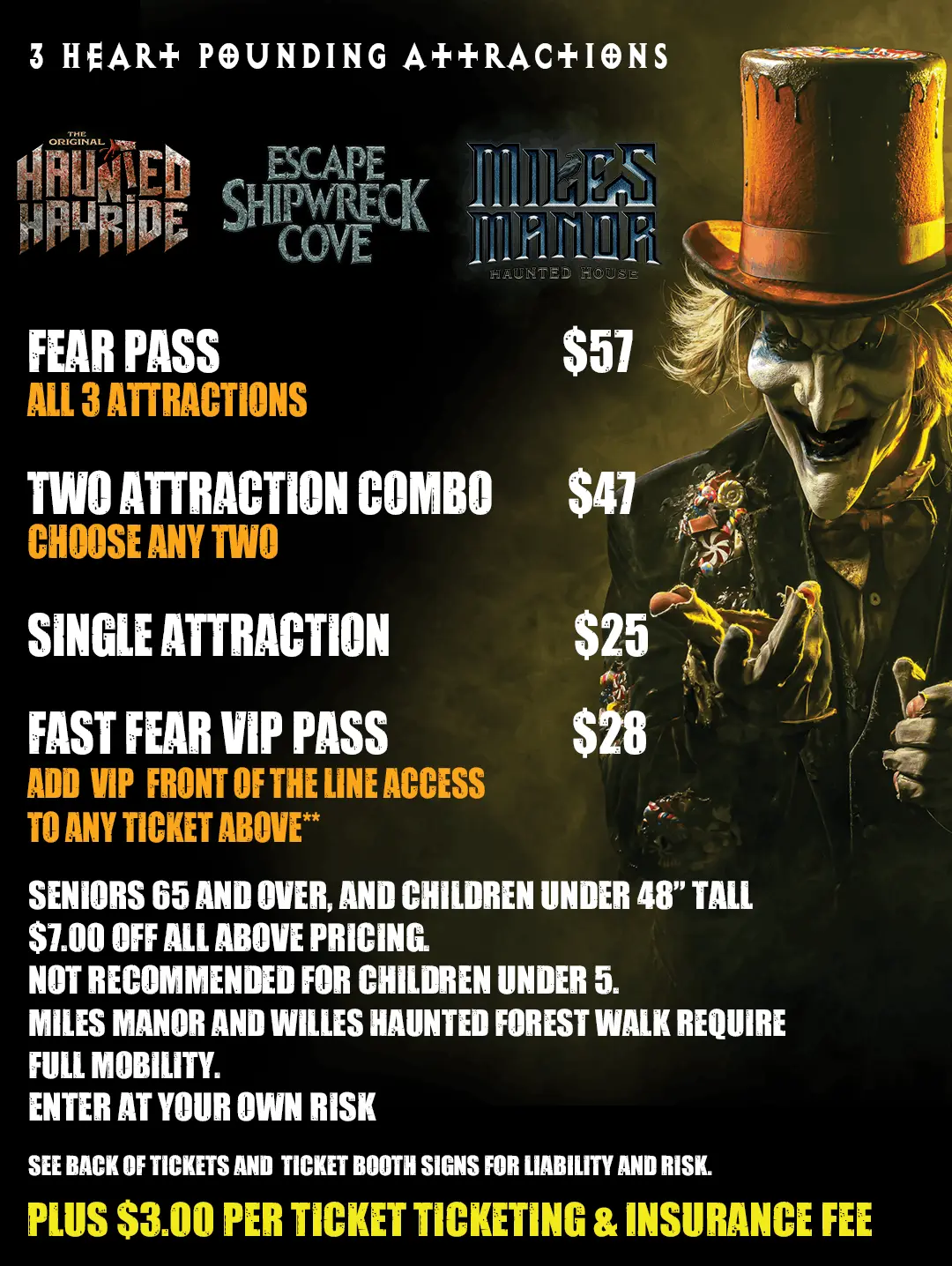 Valley of Fear Tickets